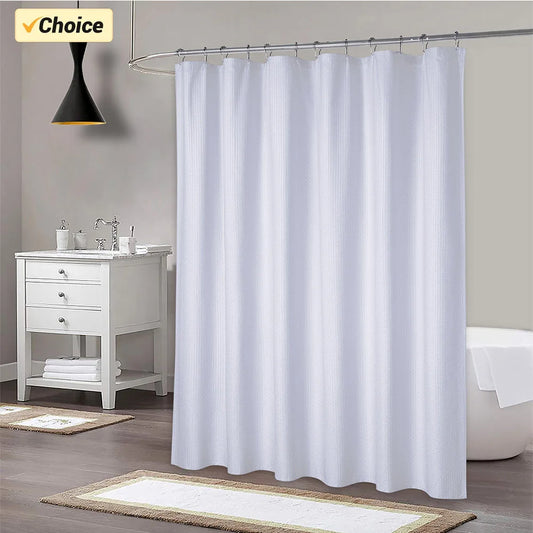 Shower Curtain Soft Microfiber Shower Curtain, Water Repellent 72x72Inches