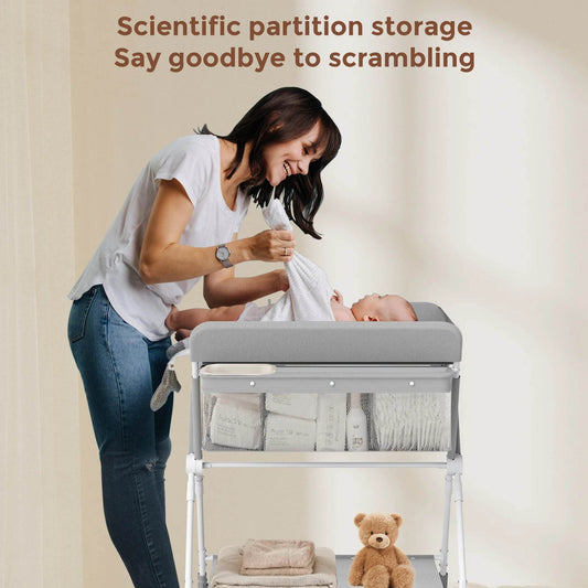SEJOY Foldable Baby Changing With Wheels - Loft&Timber