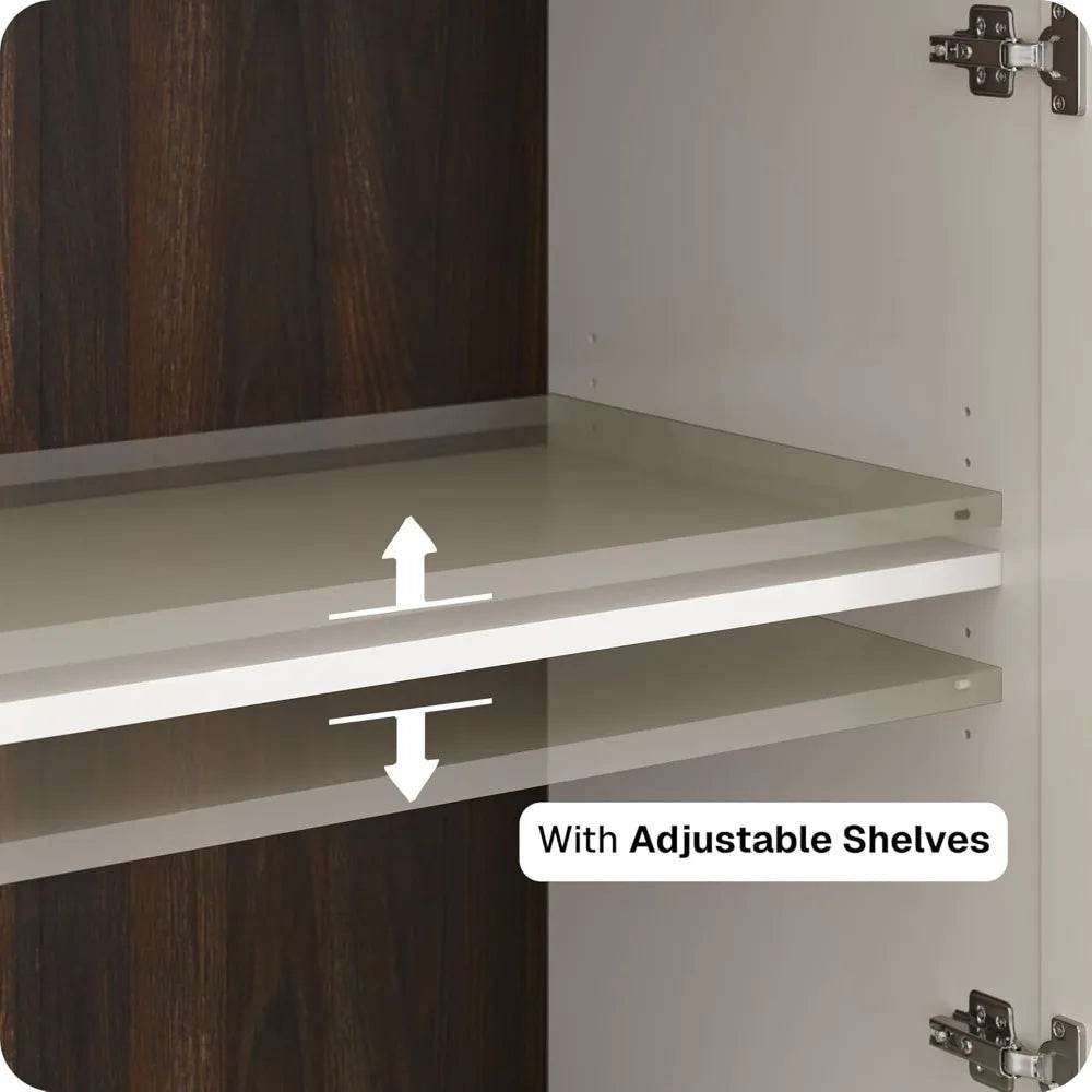 Sideboard Cabinet, Modern Wood & Glass - Loft&Timber