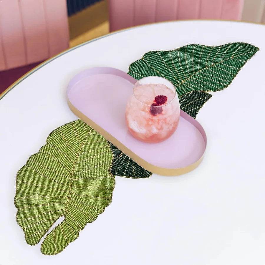 Luxury Beaded Table Runner 13x36 Inches - Loft&Timber