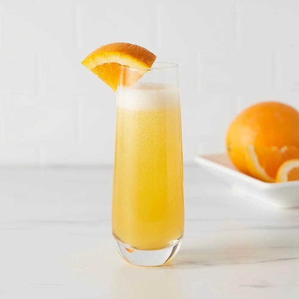 Stemless Champagne Flutes Set Durable Glass Drinking Cups - Loft&Timber