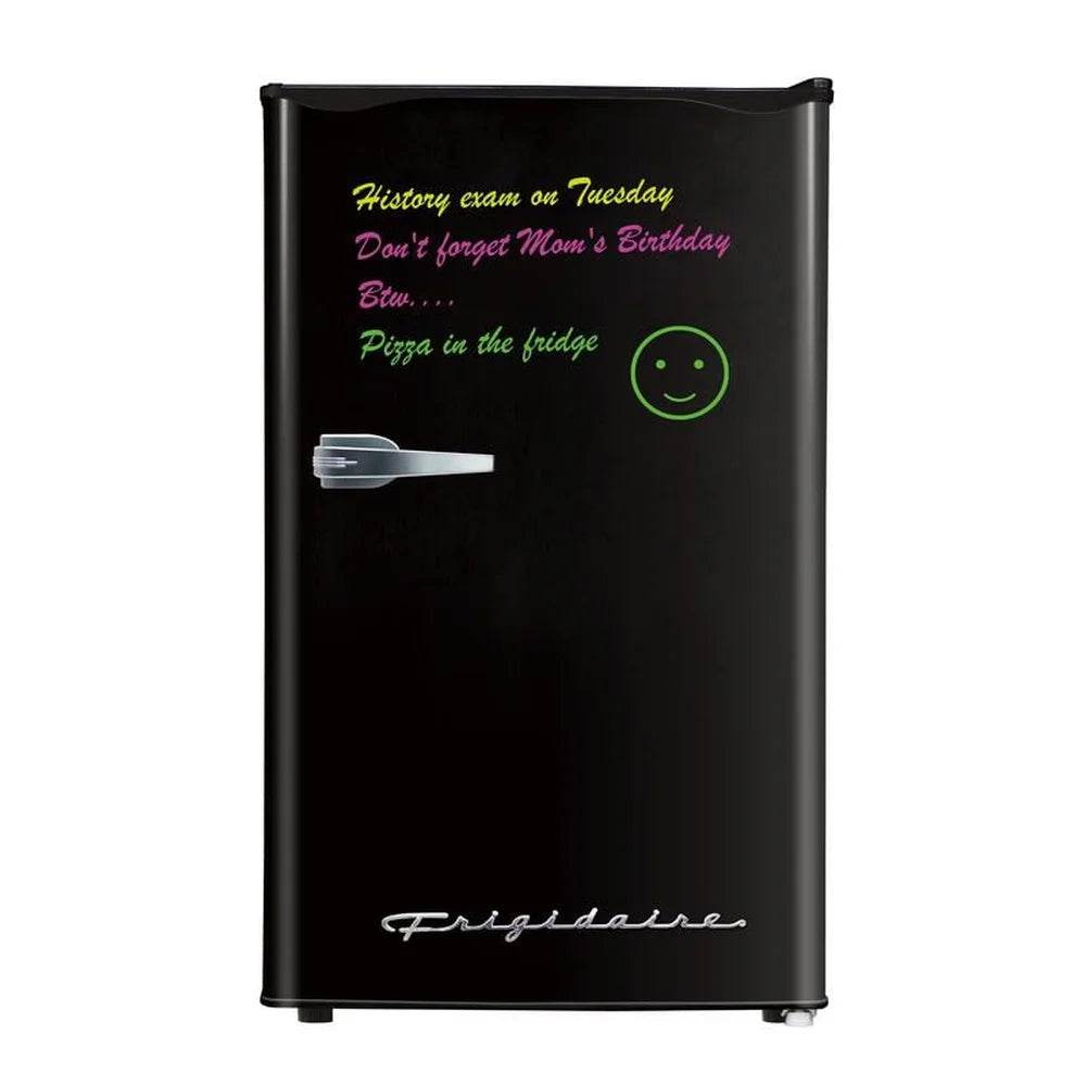Retro Compact Refrigerator 3.2 Cu Ft Dry Erase Mini Fridge with Adjustable Shelves - Loft&Timber