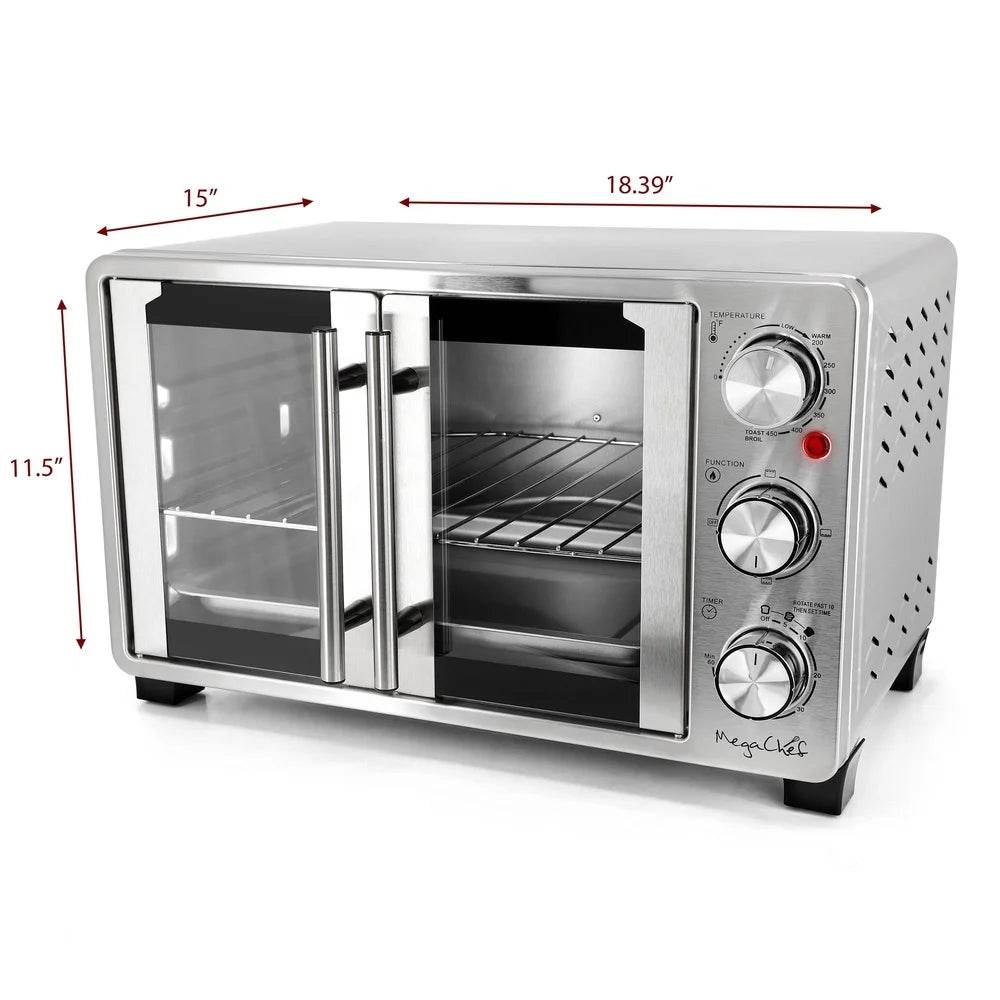 25 Quart Multi-Function Electric Toaster Oven Digital Timer - Loft&Timber