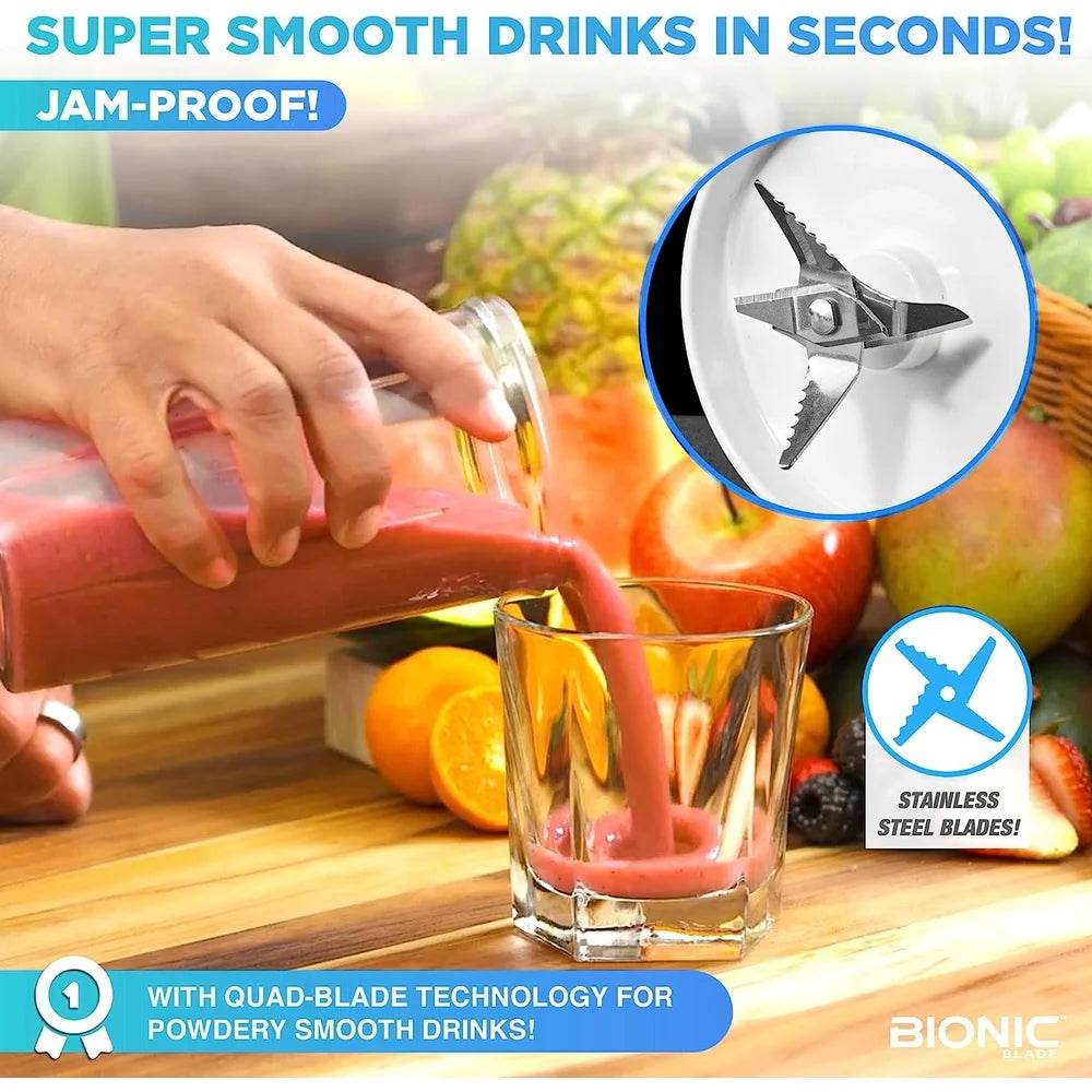 Portable Rechargeable Smoothie Blender Set
