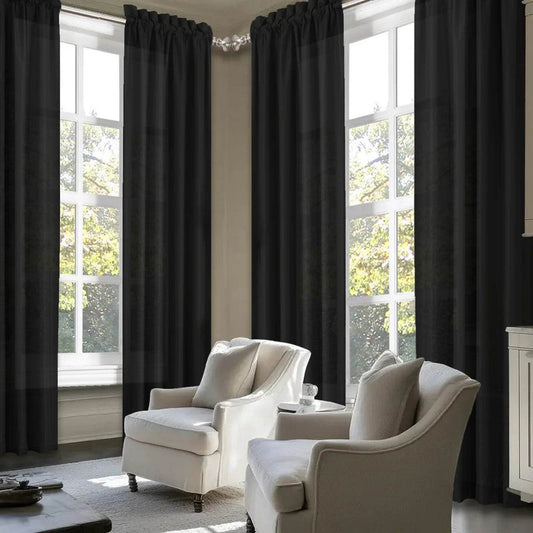 4pcs Light Filtering Curtains - Loft&Timber