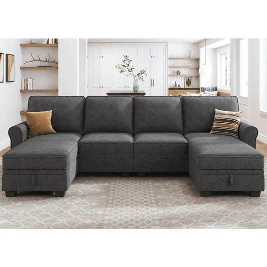 Sectional Sofa with Storage - Loft&Timber