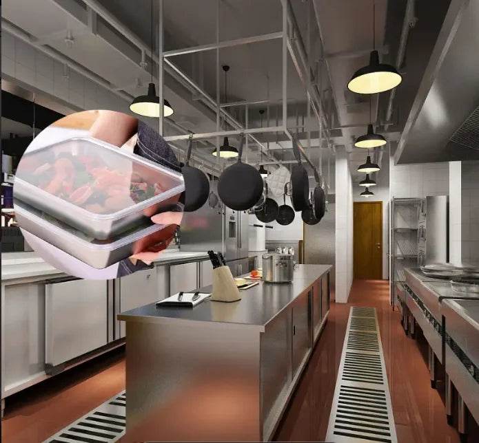 Stainless Steel Baking Tray with Lid 2pcs - Non-Stick, Bpa-Free - Loft&Timber