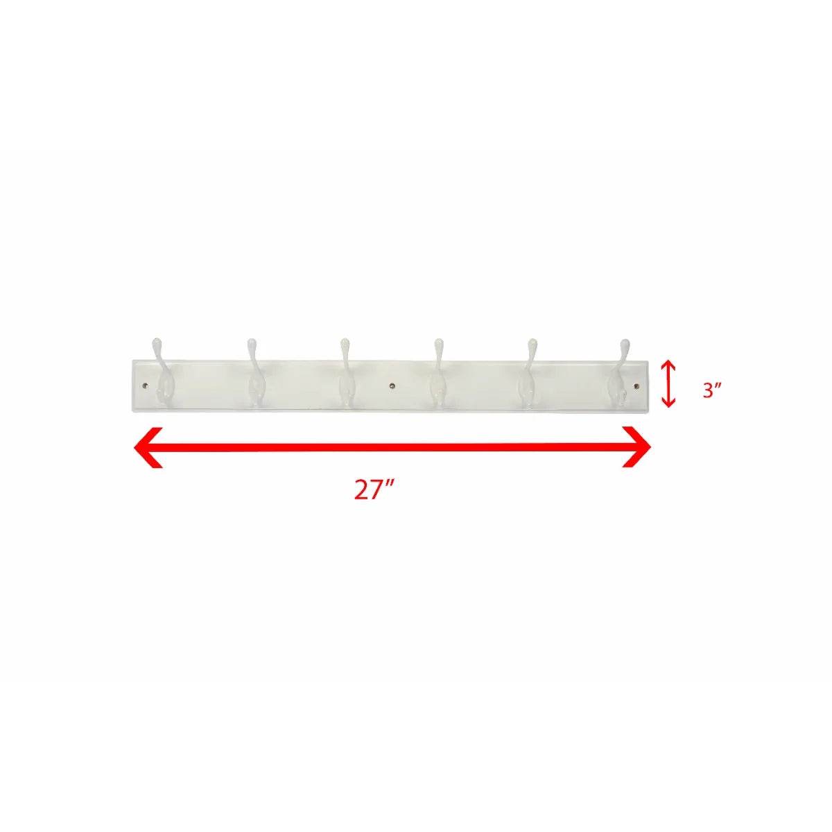6 Hook 27 inch Hook Board - Loft&Timber