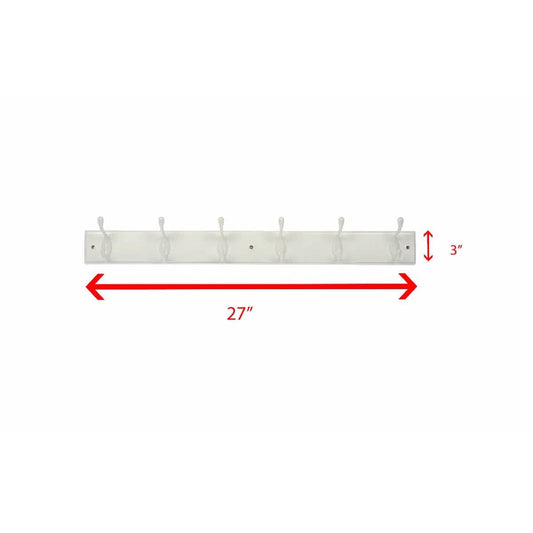 6 Hook 27 inch Hook Board - Loft&Timber
