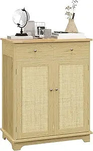 55" Modern Sideboard Buffet with 2 Doors, 2 Drawers, & 2 Shelves - Loft&Timber