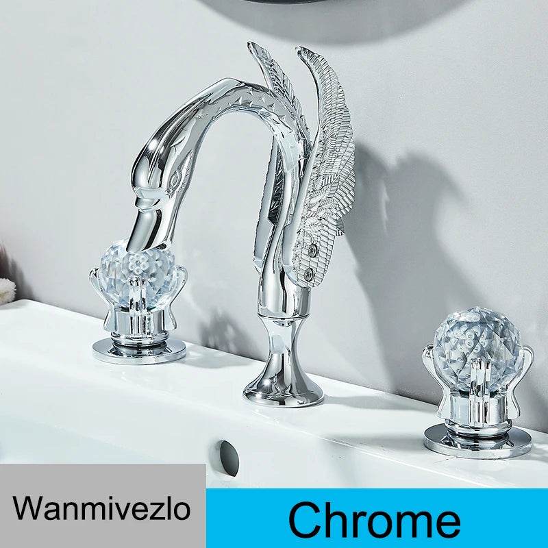 Wanmivezlo Gold Swan Basin Faucet - Loft&Timber