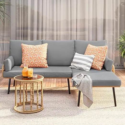 3-Piece Outdoor Patio Furniture Set - Loft&Timber