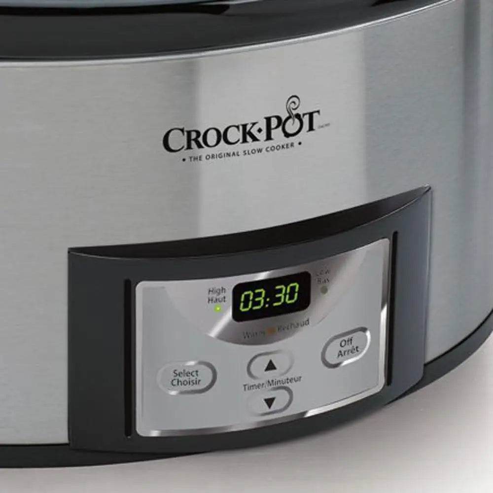PortaChef 6-Quart Digital Stainless Steel Slow Cooker - Loft&Timber