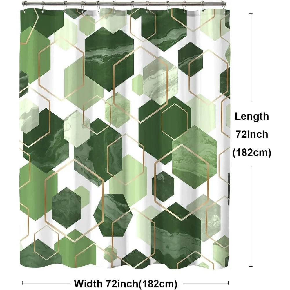 sage green shower curtain 72x72 in - Loft&Timber