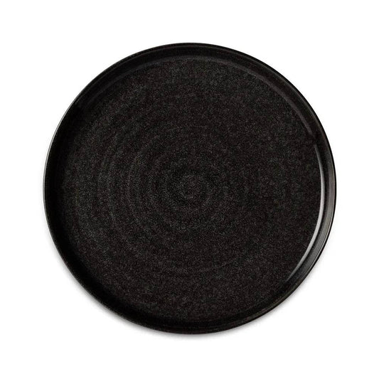 Ceramic Salad Plate Round Rustic Dinnerware - Loft&Timber