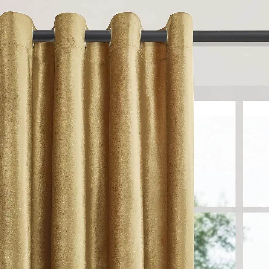 Gold Curtains 84 inch Length - Loft&Timber