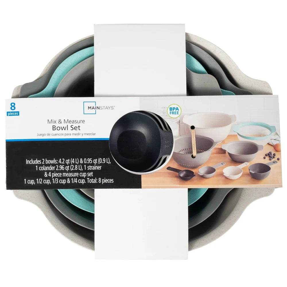 8pcs Kitchen Bowl Set - Loft&Timber