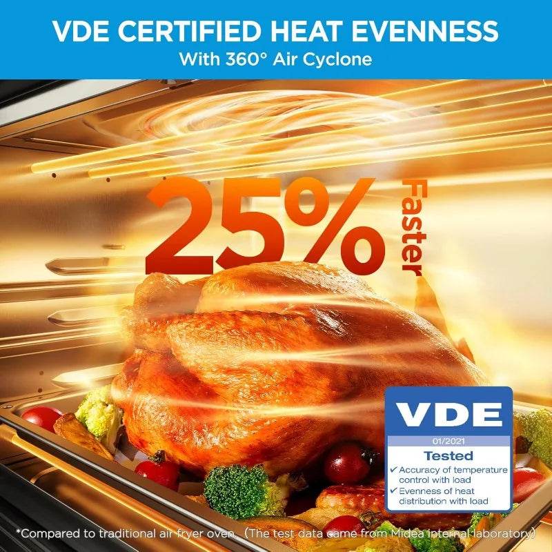 Flexify French Door Toaster Oven Air Fryer Combo, 26.4 QT - Loft&Timber