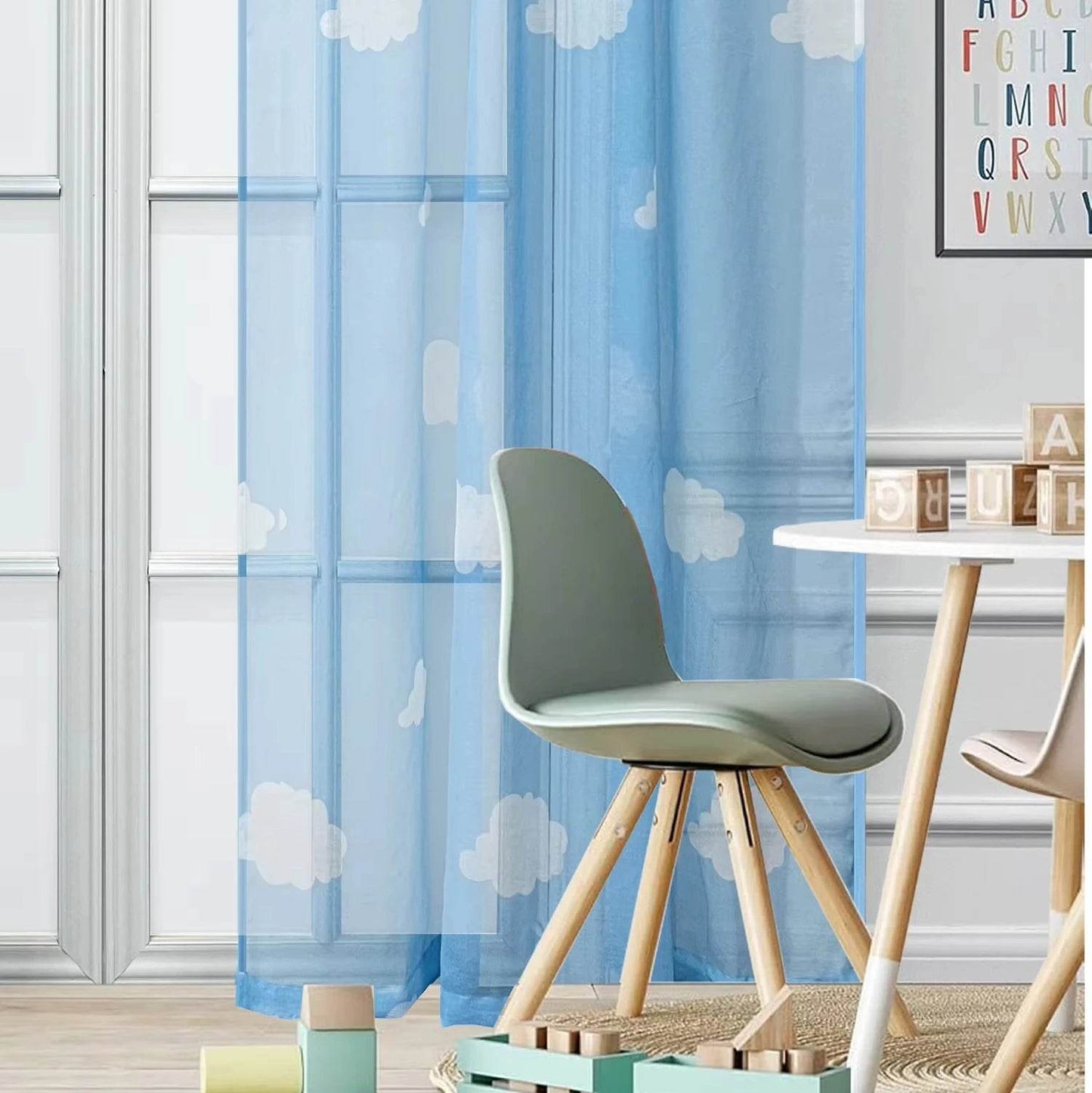 2PCS Cute Cartoon Blue Sky - Loft&Timber