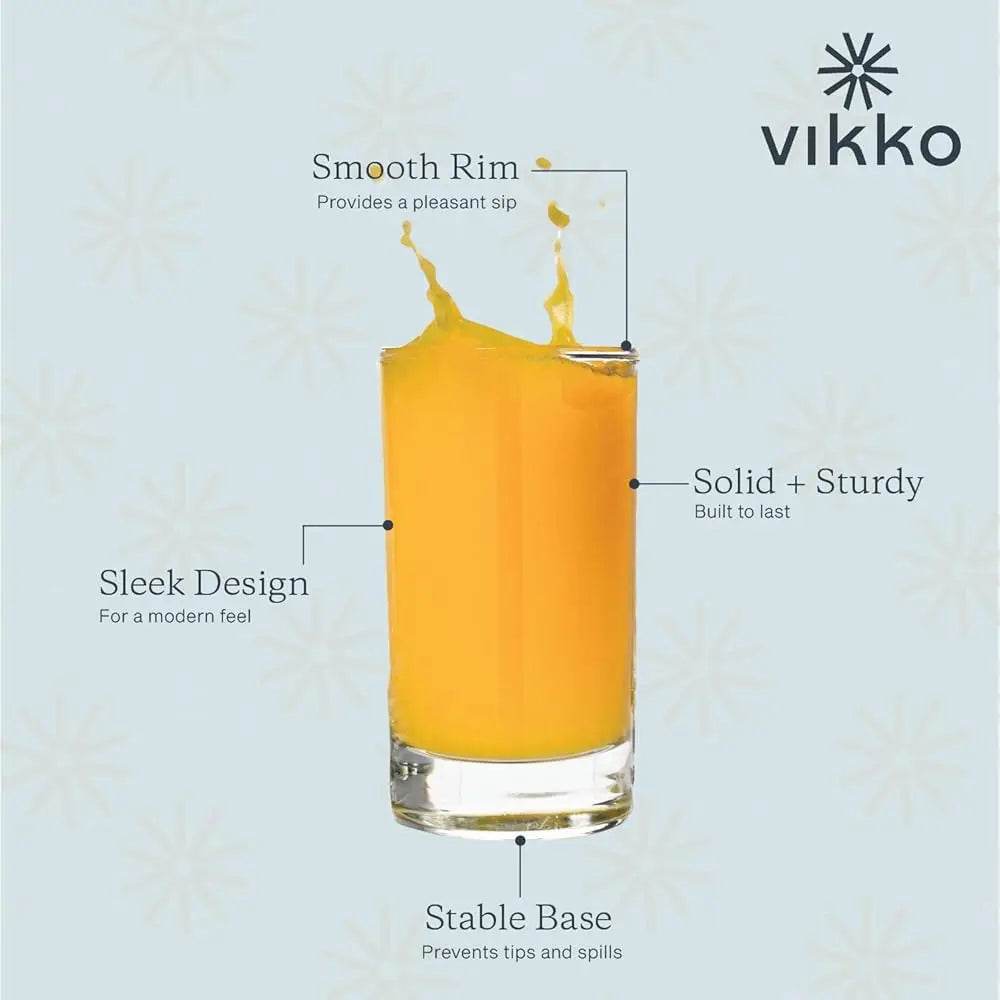 4-Pack 7oz Juice Glasses – Heavy Bottom - Loft&Timber