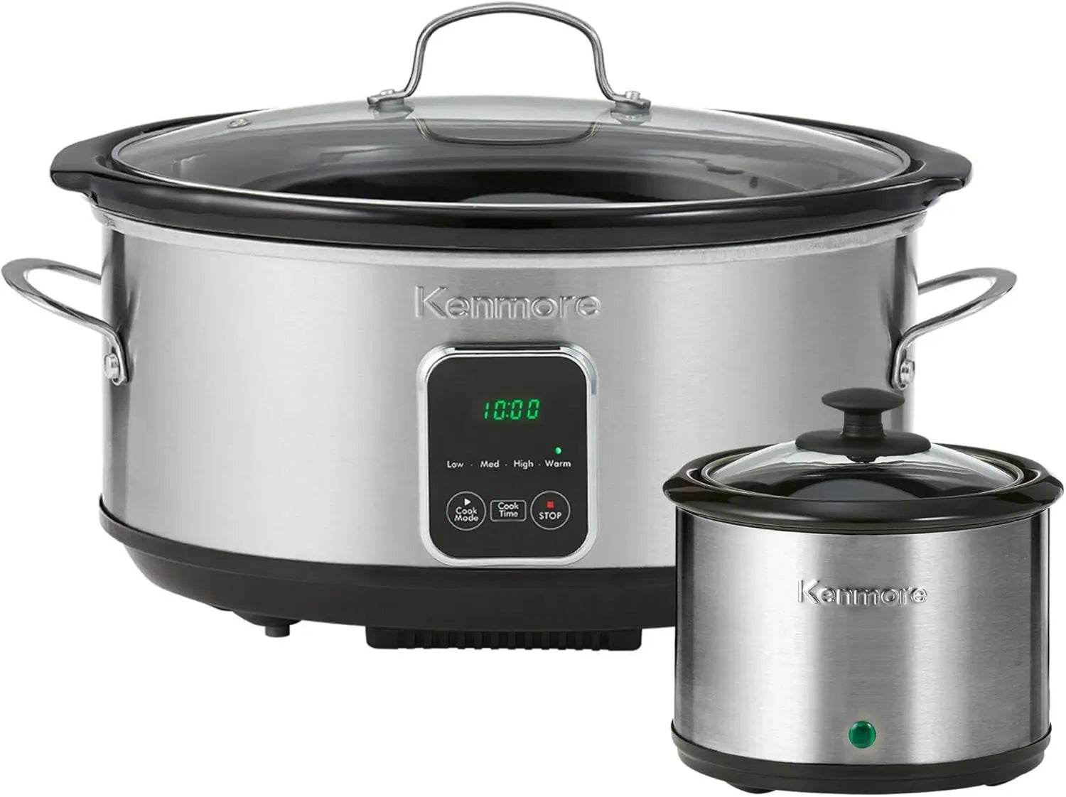 Kenmore Stainless Steel Programmable Slow Cooker 7 Quart - Loft&Timber