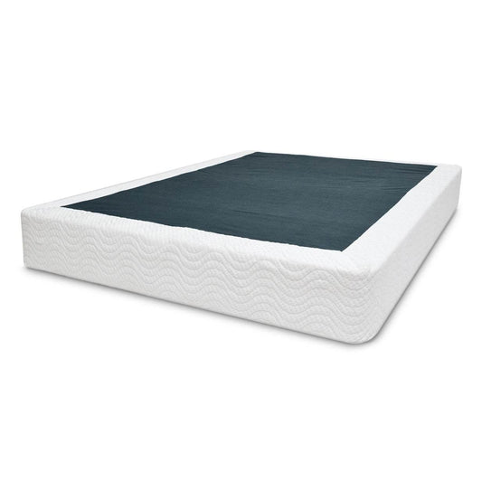 Twin size Steel Metal Box-Spring Mattress Foundation with Cover - Loft&Timber
