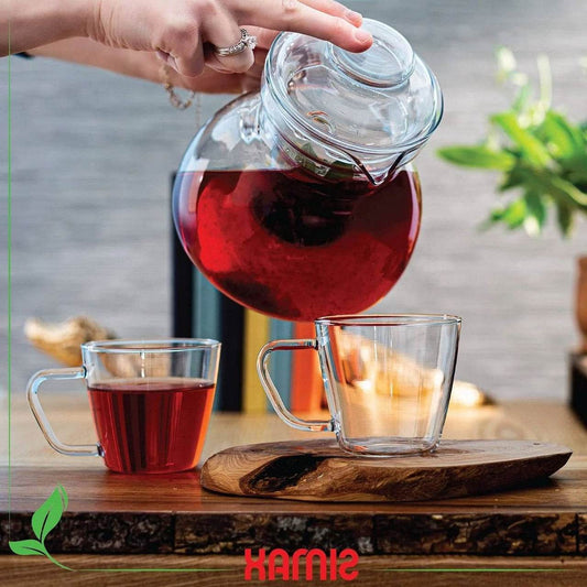 1.5 Quart Glass Teapot Tea Kettle for Stove Top - Loft&Timber