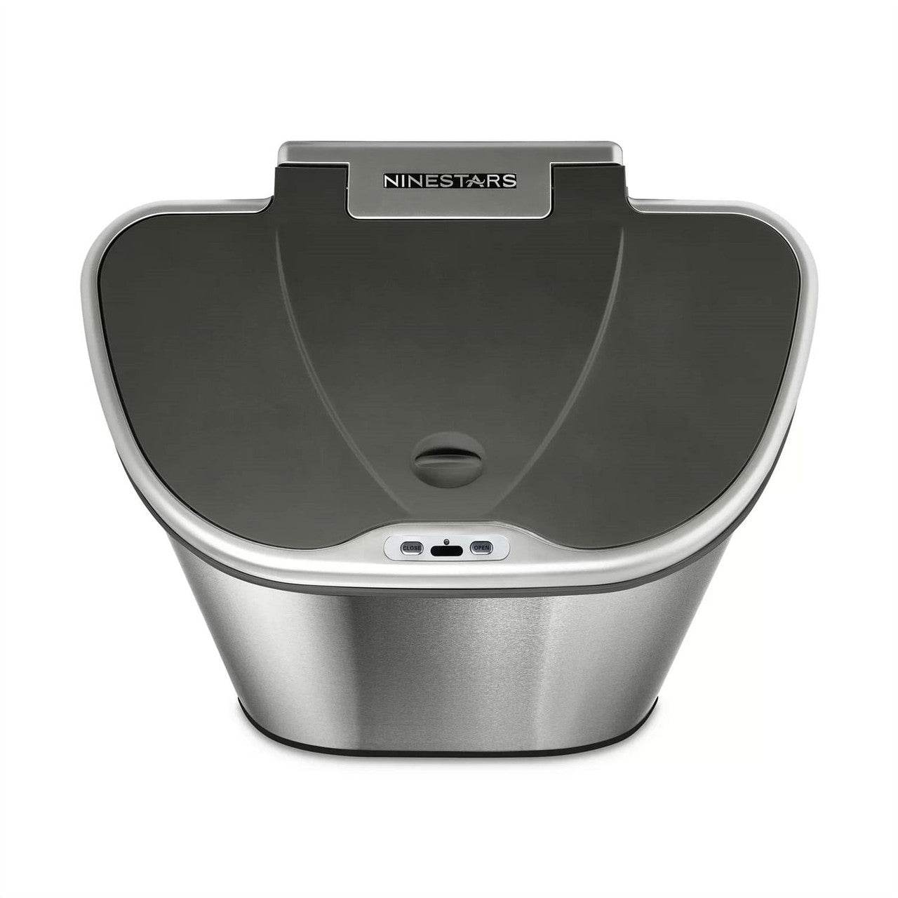 Dual Stainless Steel 18-Gallon Trash Can Recycle Bin with Motion Sensor Lid - Loft&Timber