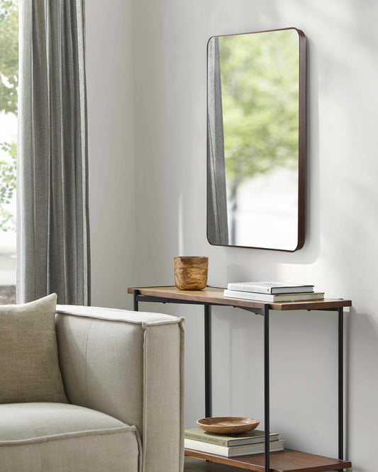 Sustinente Dark Brown Mirror - Loft&Timber