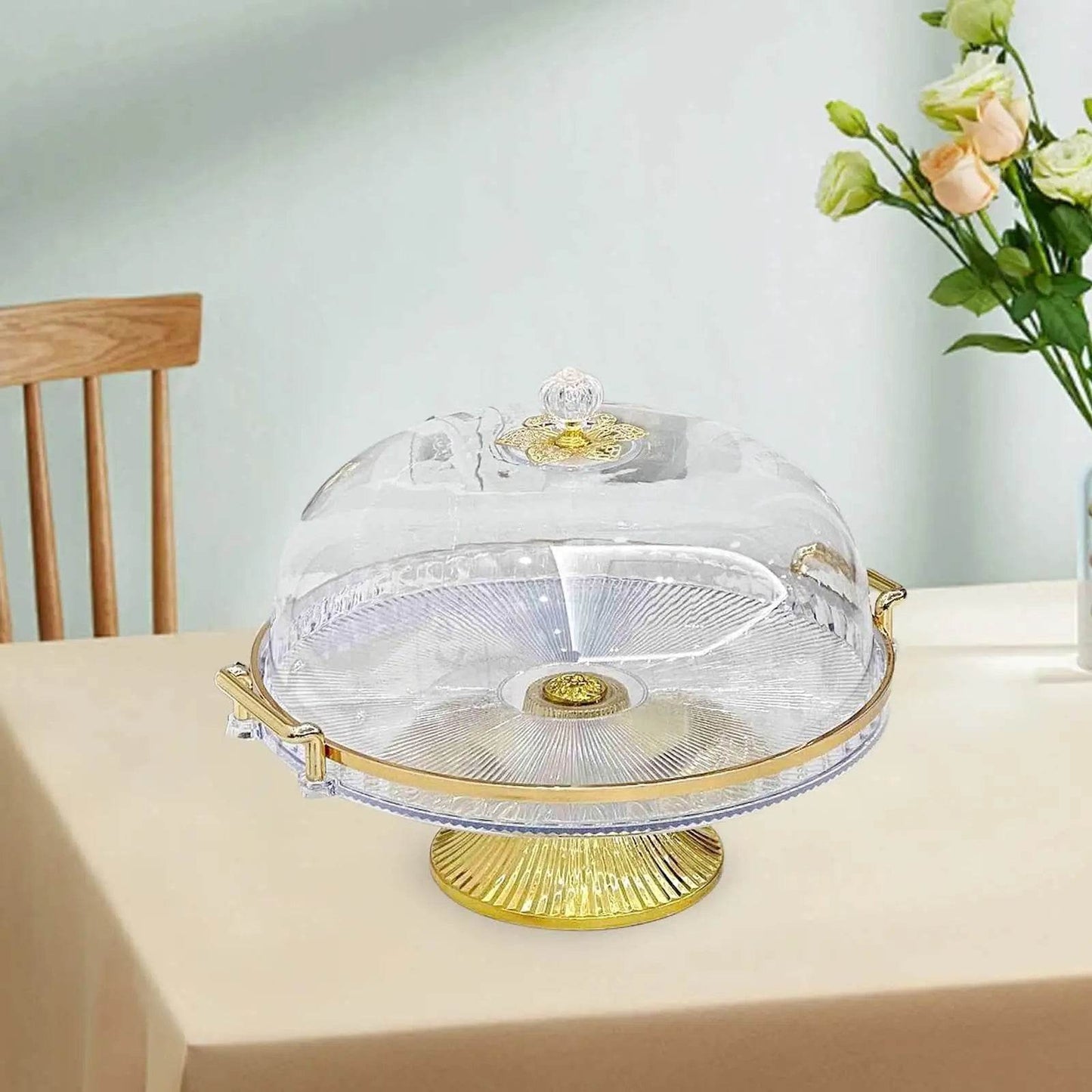 Footed Cake Plate Platter - Loft&Timber