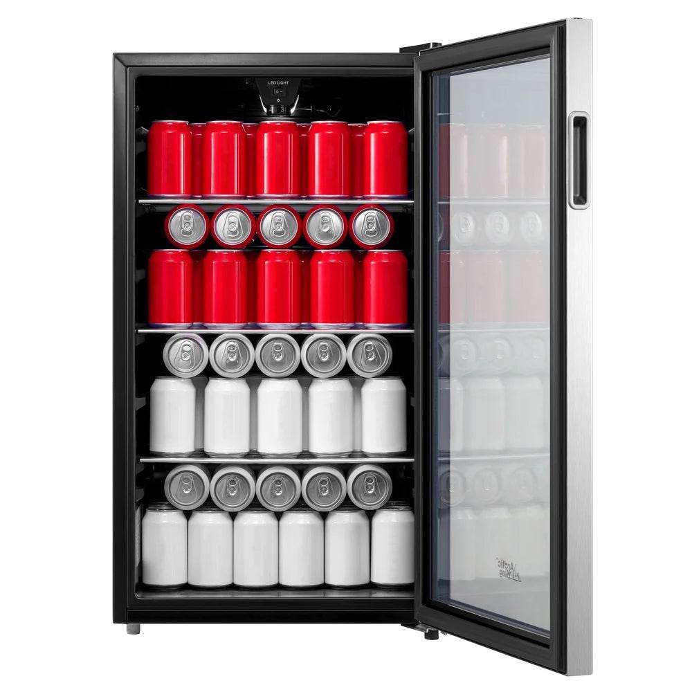 115 Can Beverage Fridge Cooler Stainless Steel - Loft&Timber