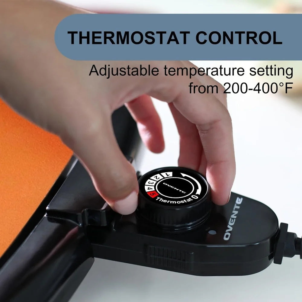 Electric Griddle Non-Stick Cooking Surface 16 x 10" - Loft&Timber