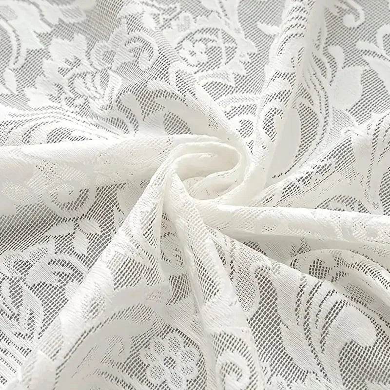 1pc elegant phoenix tail lace chiffon curtain - Loft&Timber