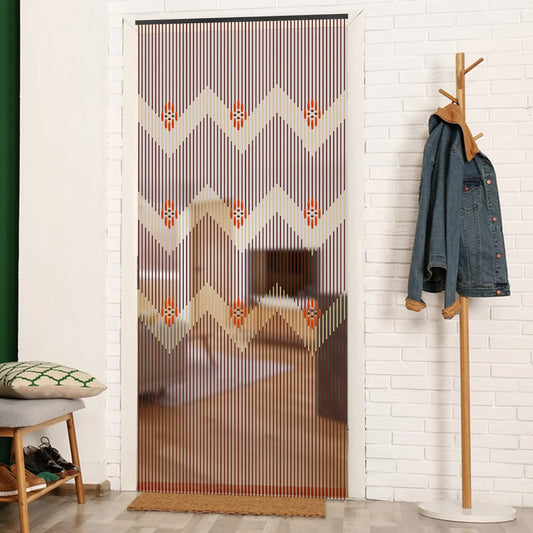 Bamboo Wood Beaded Curtain for Doorway
