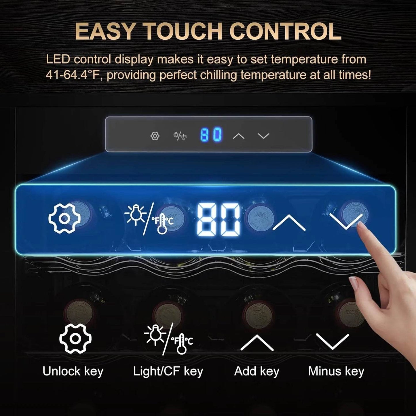 COOLER 24 Bottle Mini Fridge - Loft&Timber