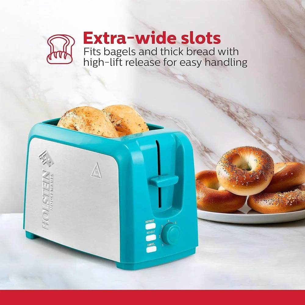 2-Slice Electric Toaster with 7 Control Settings