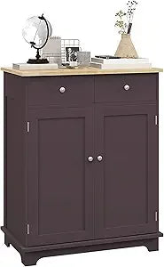 55" Modern Sideboard Buffet with 2 Doors, 2 Drawers, & 2 Shelves - Loft&Timber