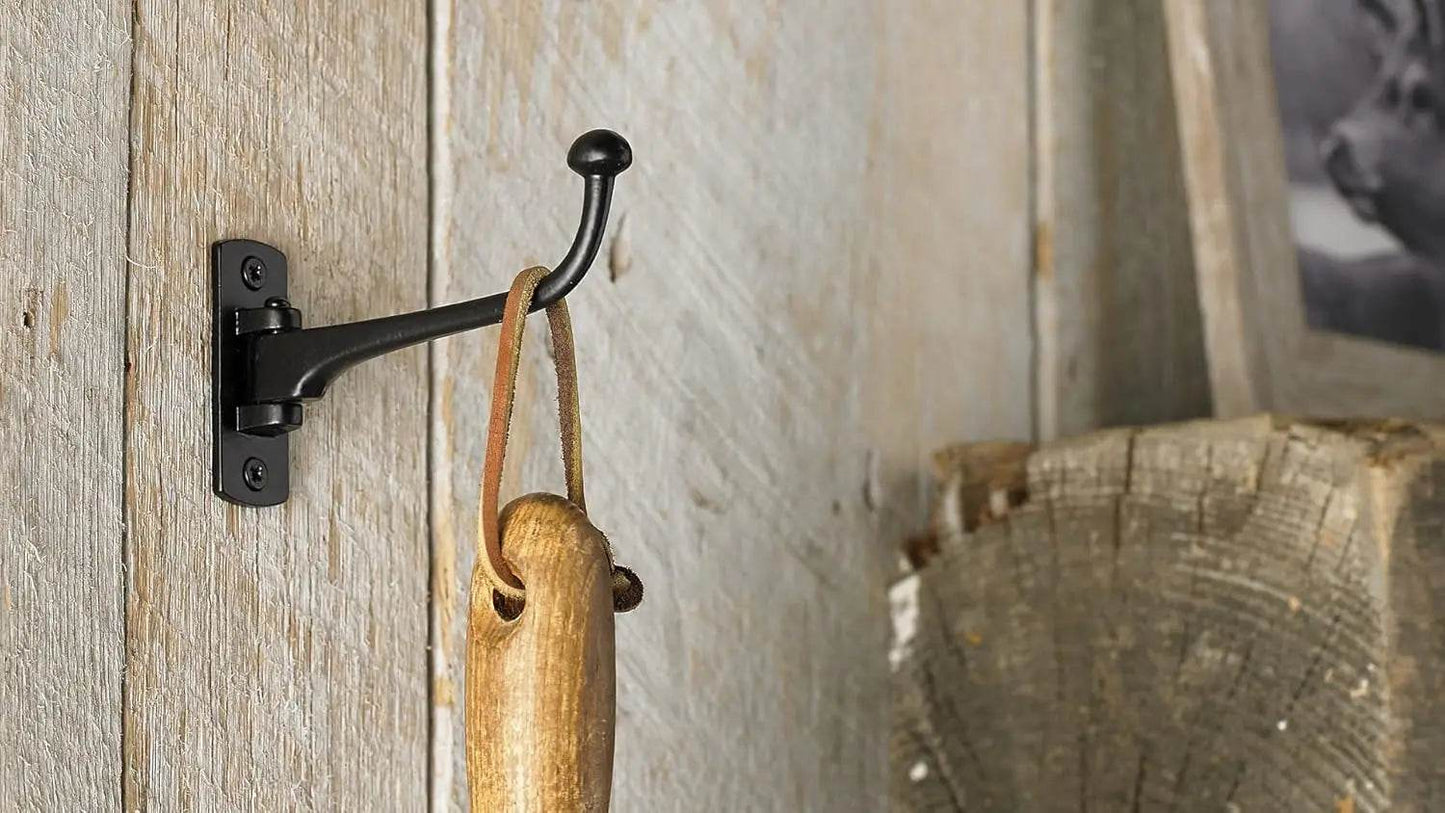 Utility Swivel Hook, Matte Black Finish - Loft&Timber