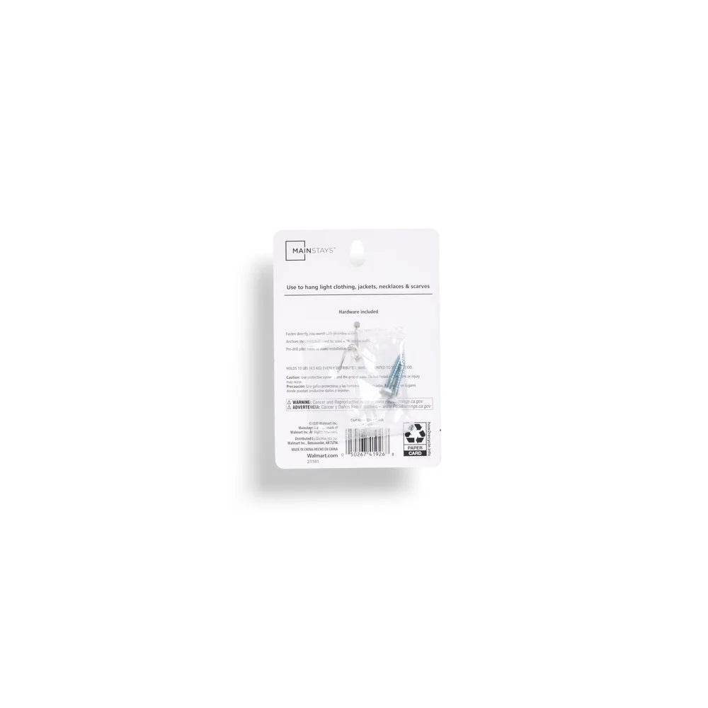 2 Pack Heavy Duty Double Hook Metal - Loft&Timber