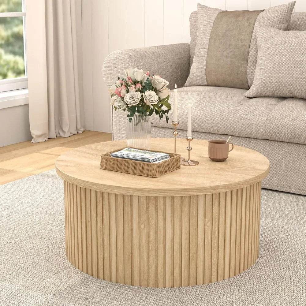 Lift Top Coffee Table with Storage 34.6'' - Loft&Timber