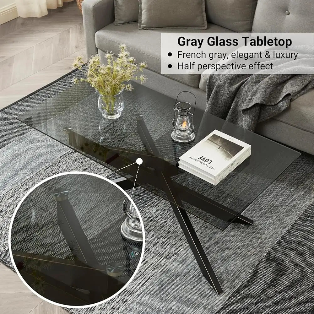 23" Rec Modern Coffee Table - Loft&Timber