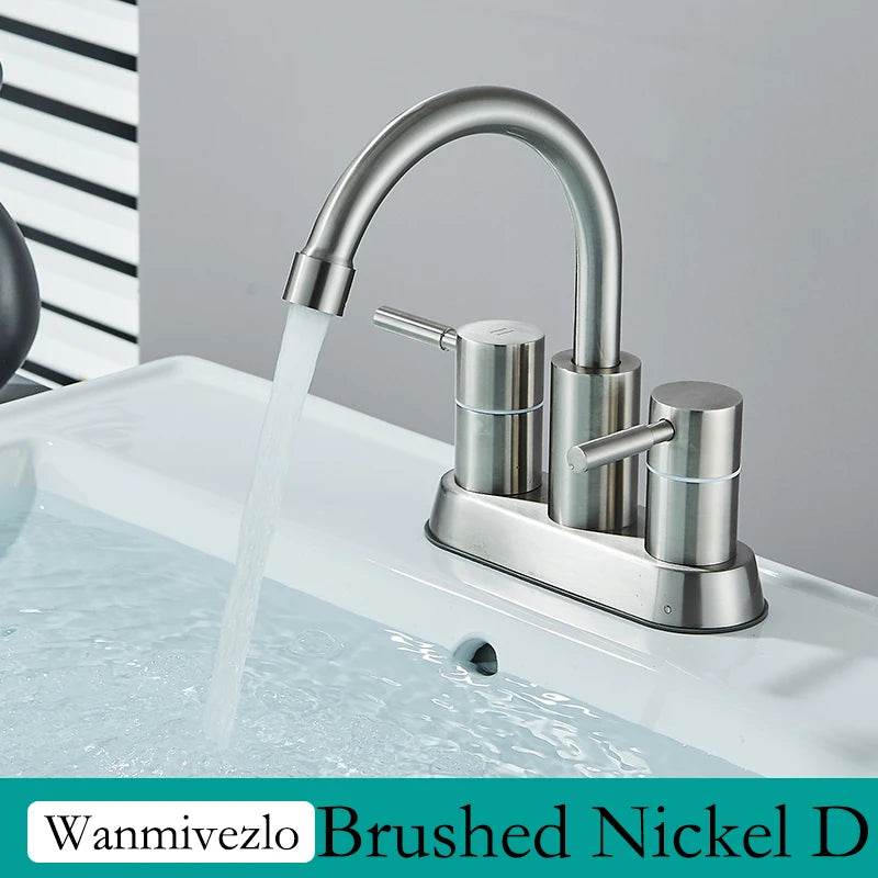 Wanmivezlo Integrated Basin Brass Sink Faucet - Loft&Timber
