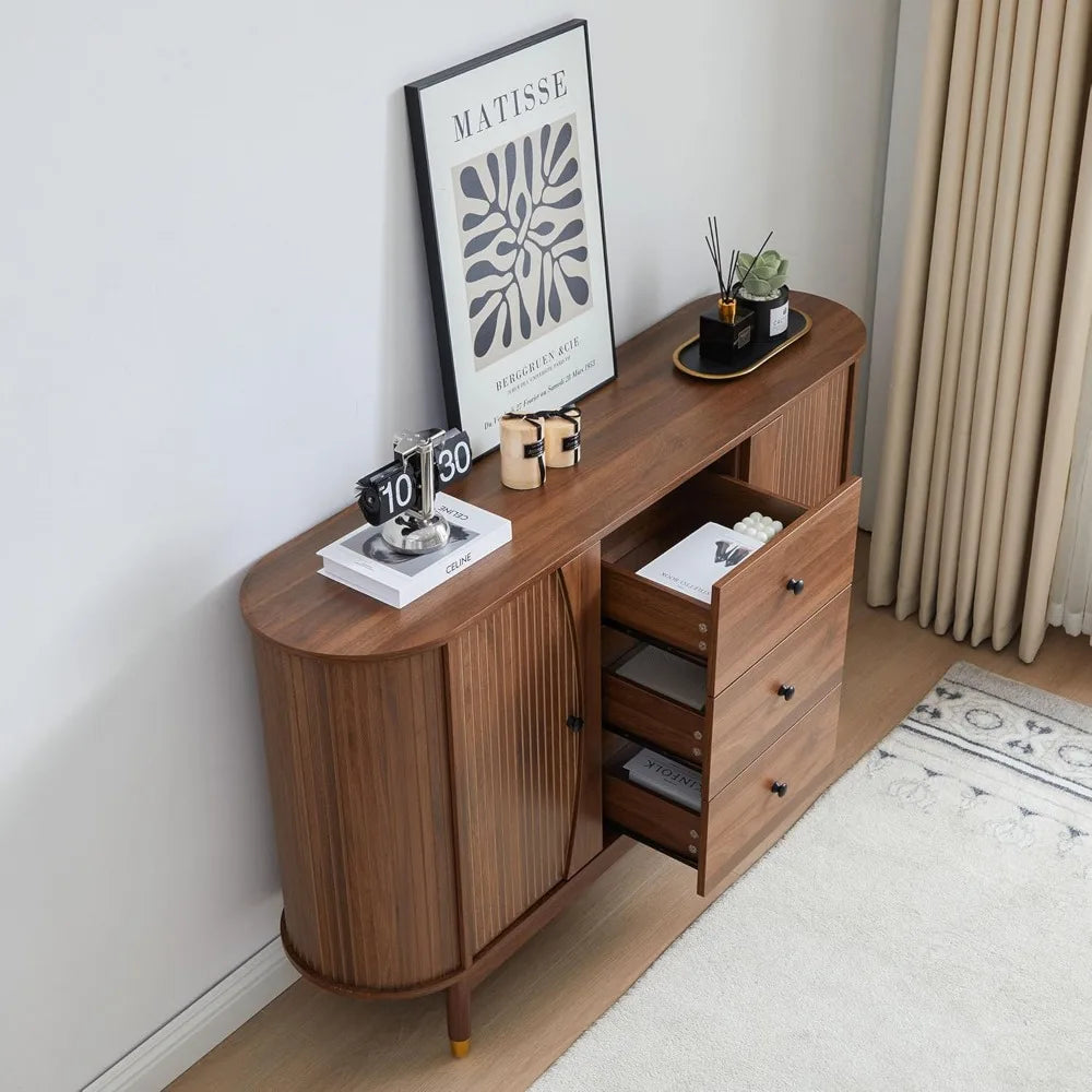 55" Sideboard Buffet Cabinet with Storage - Loft&Timber