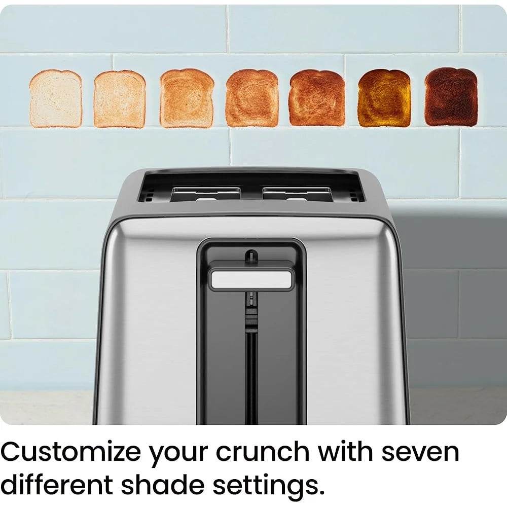 2 Slice Toaster with 7 Shade Settings