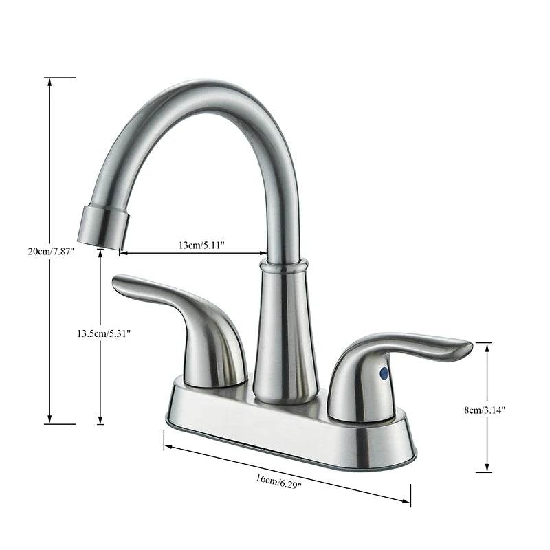 Wanmivezlo Integrated Basin Brass Sink Faucet - Loft&Timber