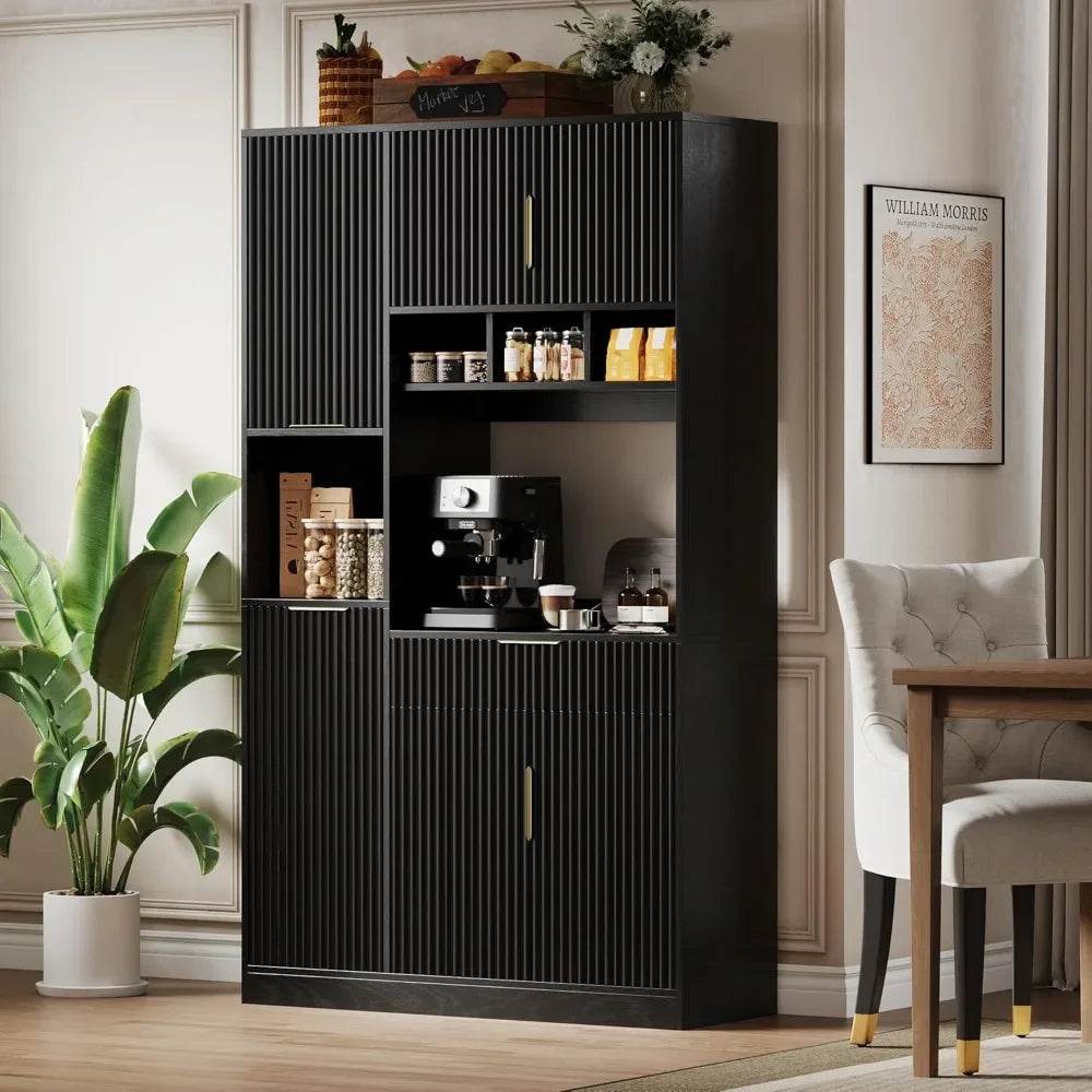 71” Kitchen Pantry Storage Cabinet - Loft&Timber