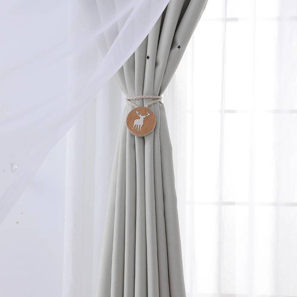 Hollow Out Star Curtain, 1 Panel 40"*84"
