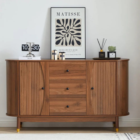 55" Sideboard Buffet Cabinet with Storage - Loft&Timber