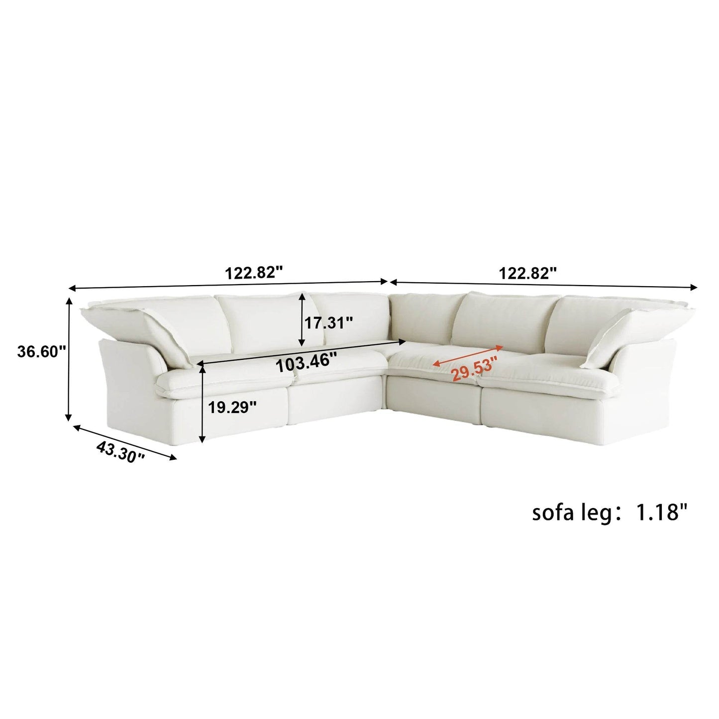 L Shape Corner Sectional - Loft&Timber