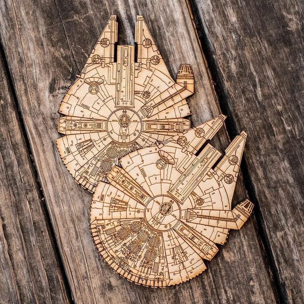 Coaster Set of 2 Raw Wood - Loft&Timber